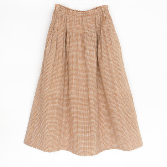2 colors gather skirt