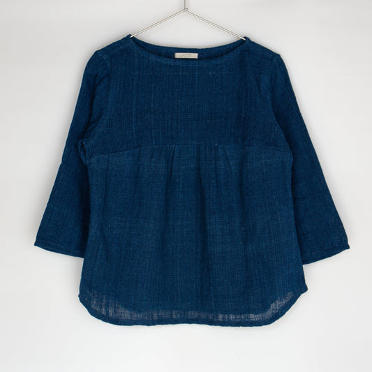 namu tops / long sleeve / 藍染
