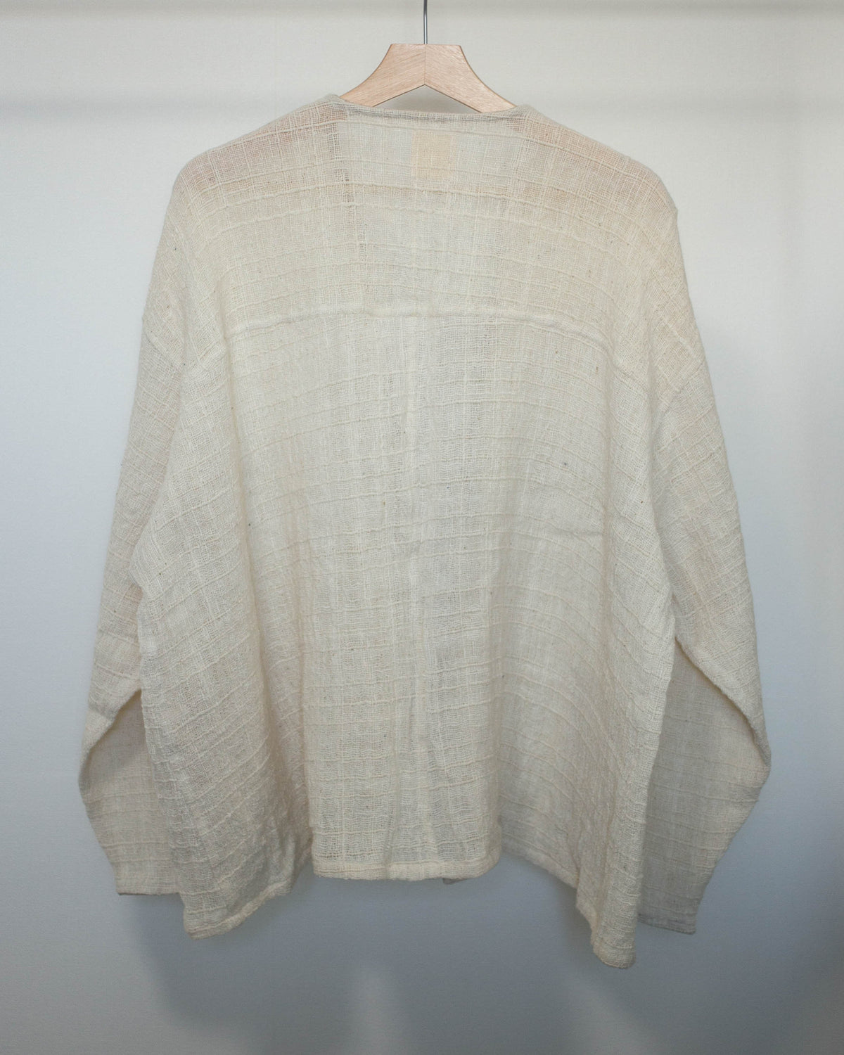 yula haori jacket 透かし生成り